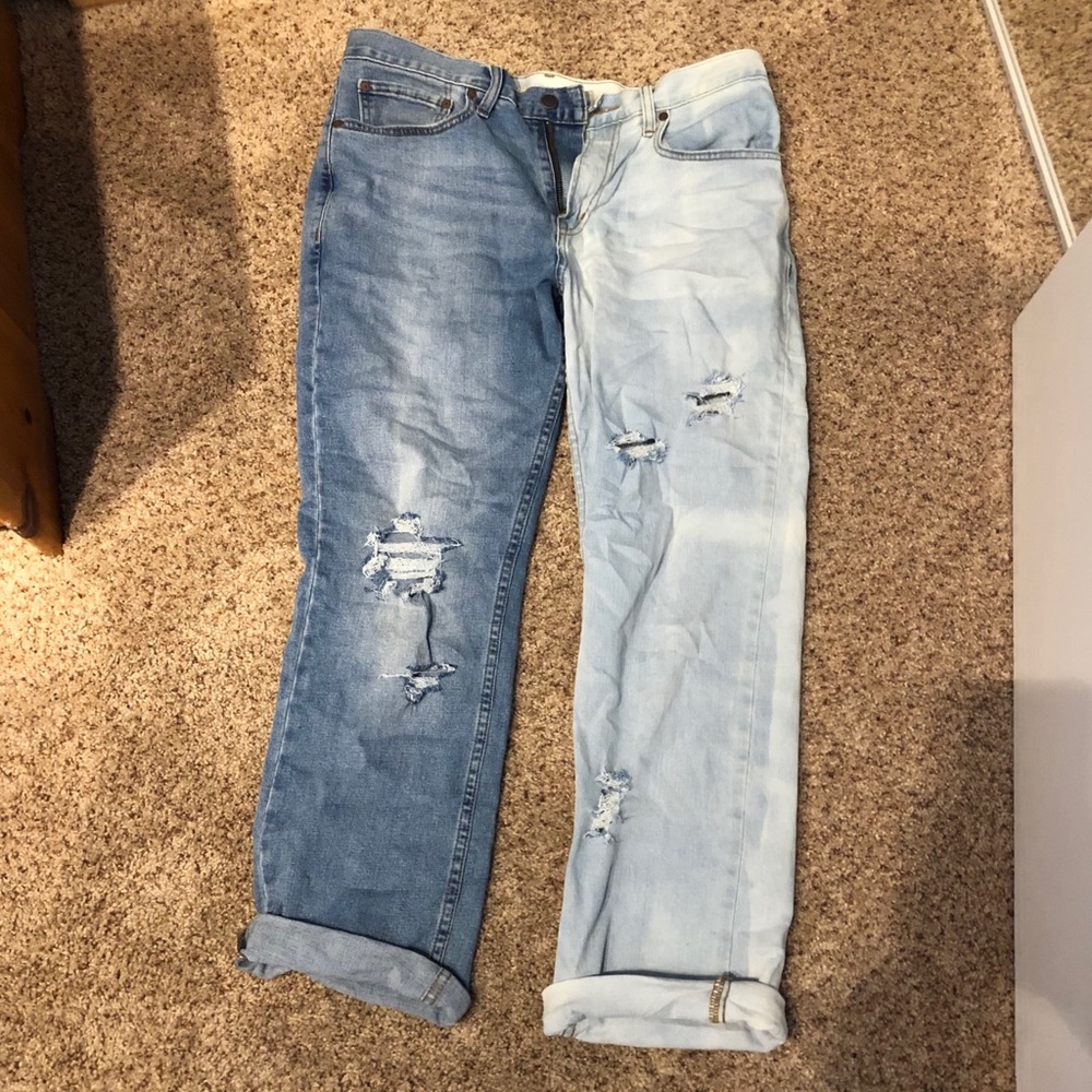 Bleached Old Navy Jeans!